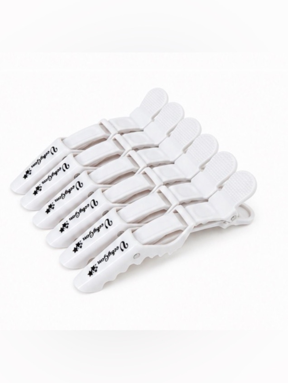 VeebyGem 6pcs Hair Sectioning Alligator Clips - Professional Styling Pack